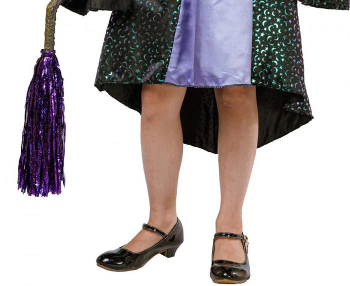 Strój nieziemska czarownica dla dzieci 110–140 cm (4–10 lat) – sukienka i kapelusz - Costumes