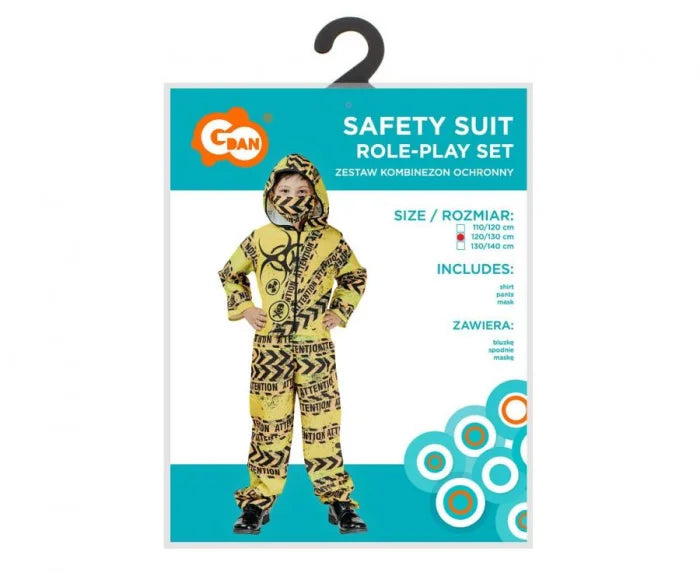 Strój Ochronny BioHazard – bluzka spodnie i maska,(120/130 cm 130/140 cm) - Costumes