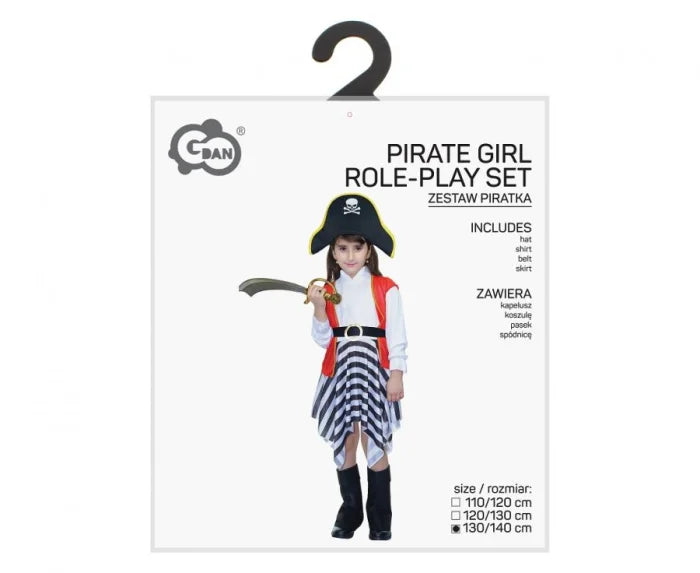 Strój Piratka dla dzieci – rozmiar 130/140 cm Costumes