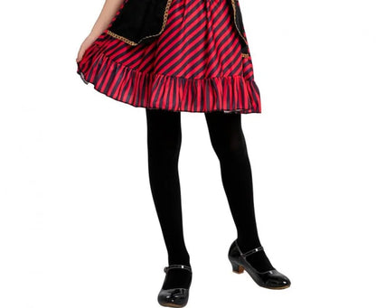 Strój Piratka dla dzieci – sukienka kapelusz i pasek 120 - 140cm (6-10 lat) - Costumes