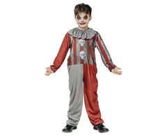 Strój Podwójny Kościotrup dla dzieci – dwustronny kombinezon i kołnierz (120-140 cm) - Costumes