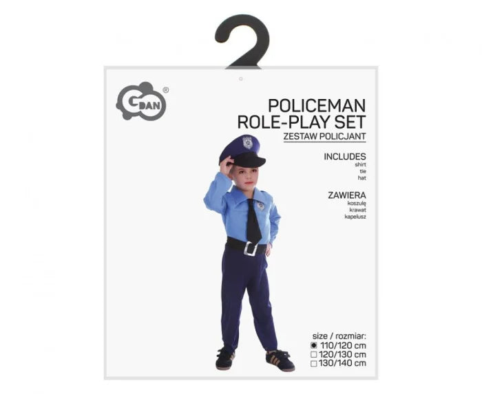 Strój Policjant dla dzieci – rozmiar 110/120 cm Costumes
