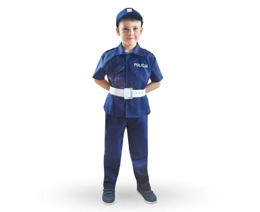 Strój Policjanta dla Dzieci – Gotowy na Akcję! 110/120