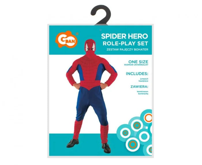 Strój Spiderman dla mężczyzn – rozmiar uniwersalny