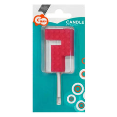 Świeczka Cyfra 7 Klocki, urodzinowa, wys. 5,5 cm