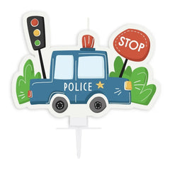 Świeczka urodzinowa Police, 5x7 cm