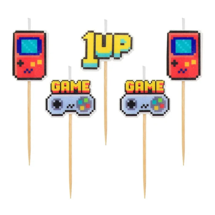 Świeczki Pikery Game On, 5 szt.