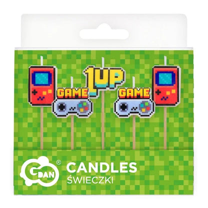 Świeczki Pikery Game On, 5 szt.