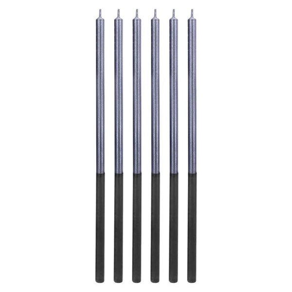 Świeczki Urodzinowe Platinum, Niebieskie - 6 szt.