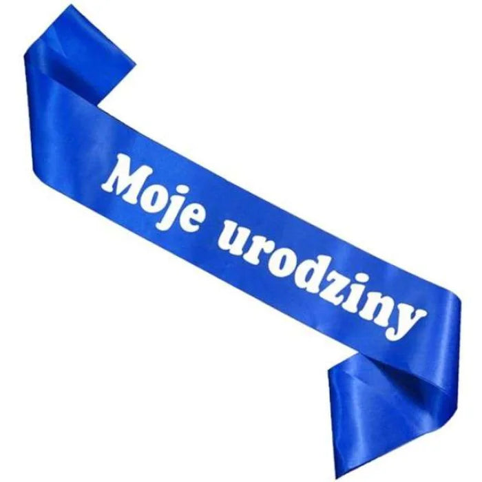 Szarfa "Moje Urodziny"