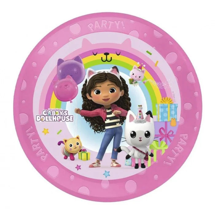 Talerz wielokrotnego użytku "Party" 21cm Gabby's Dollhouse Dreamworks, 1 szt.