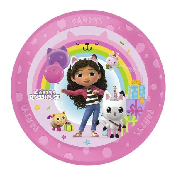Talerz wielokrotnego użytku "Party" 21cm Gabby's Dollhouse Dreamworks, 1 szt.