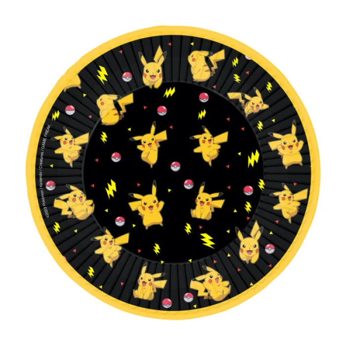 Talerze papierowe 18 cm – Pokémon