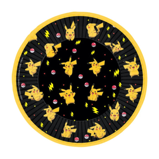 Talerze papierowe 18 cm – Pokémon