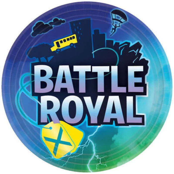 talerzyki papierowe Battle Royal 23cm 8szt.