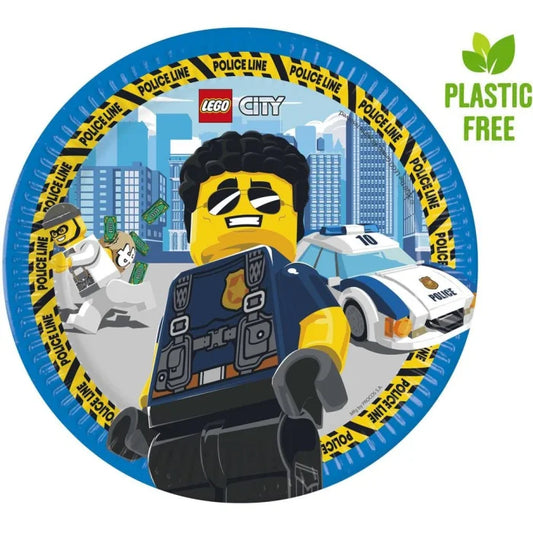 Talerzyki Papierowe Lego City – 8 szt.