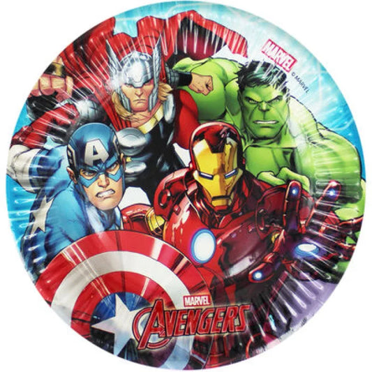 Talerzyki Papierowe "Mighty Avengers" - Superbohaterska Oprawa Twojej Imprezy!
