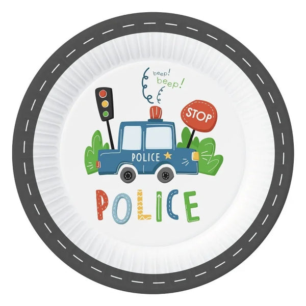 Talerzyki papierowe POLICE – Akcja na Twoim stole!