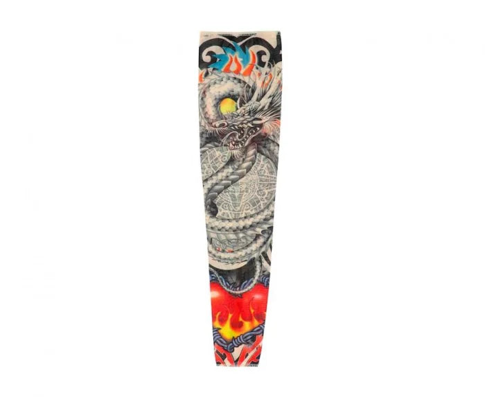 TATUAŻ NA RĘKĘ SMOK - rękaw - Costume Accessories