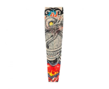 TATUAŻ NA RĘKĘ SMOK - rękaw - Costume Accessories