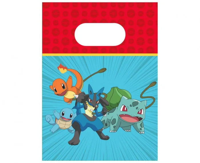 Torebki papierowe Pokemon – 4 szt - Party Supplies