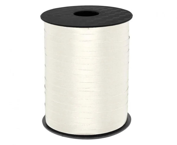 Wstążka pastelowa biała 458 m x 0,5 cm - Party Supplies