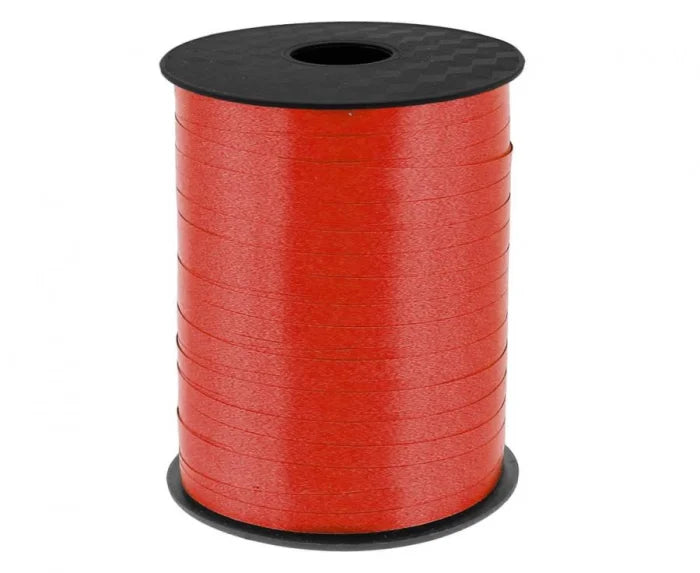 Wstążka pastelowa czerwona 458 m x 0,5 cm - Party Supplies