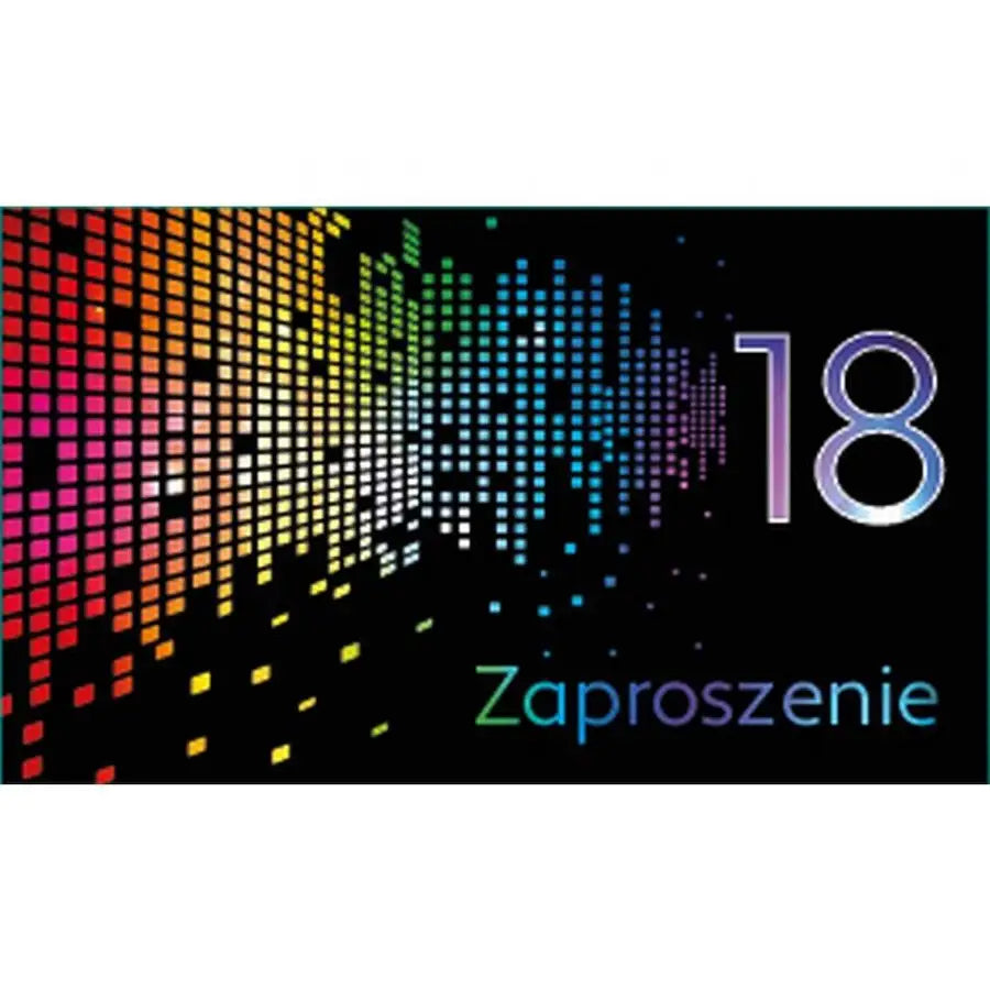 Zaproszenia 18 Urodziny