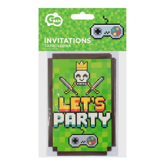 Zaproszenia na Urodziny z Kopertami – Let’s Party