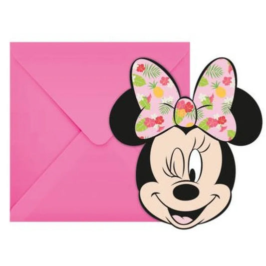 Zaproszenia z kopertą MINNIE Tropical Disney
