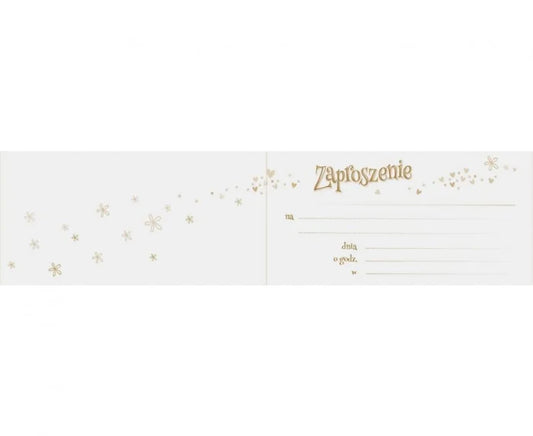 Zaproszenia z kopertami – Balony 10 szt.
