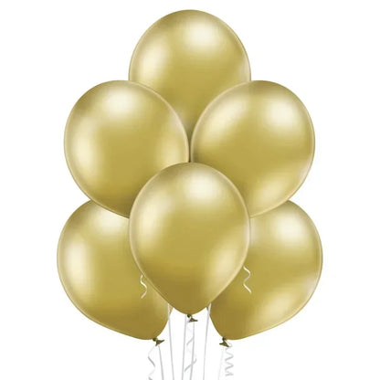 Balony chromowane Złote, D5, 12cm, 100szt.