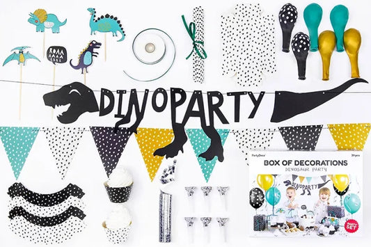Zestaw dekoracji party – Dinozaury