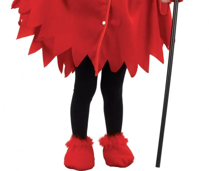 Zestaw dla dzieci Mały Diabełek (peleryna z kapturem rękawiczki) rozm. 92/104 cm (ok. 3–4 lata) - Costumes