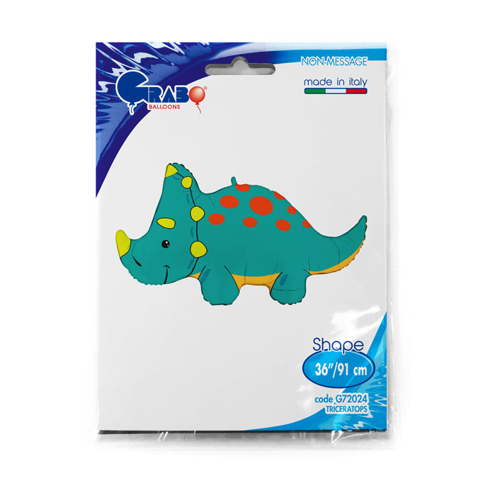 Balon Grabo 36'' 91cm Dino triceratops