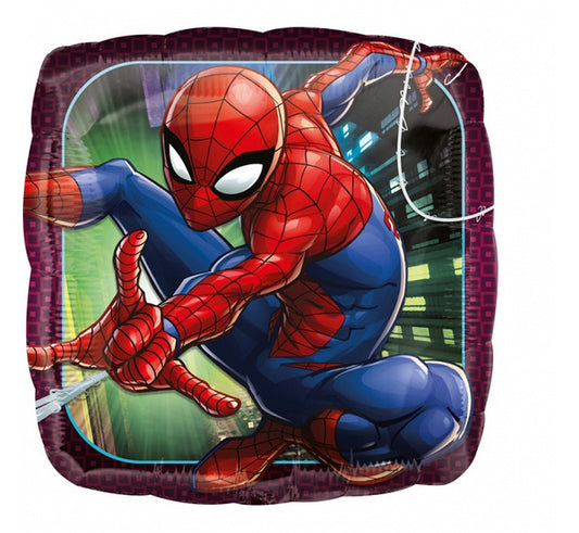 Balon foliowy 18 cali, Spiderman Animated