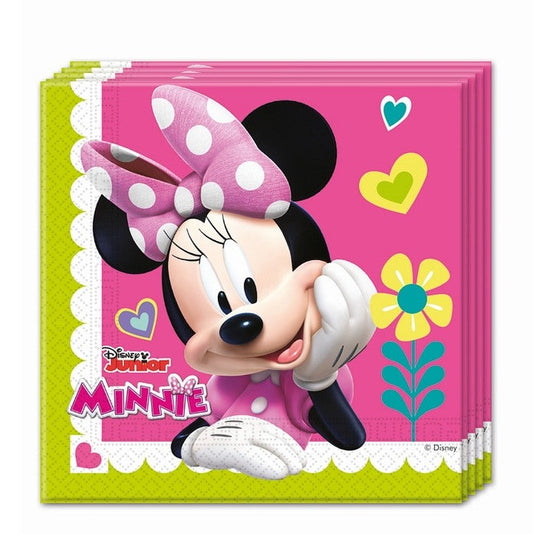 Serwetki papierowe Minnie Happy Helpers – 20 sztuk, 33 x 33 cm