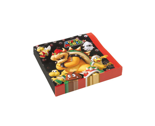 Serwetki papierowe Super Mario 33 x 33 cm, 20 szt.