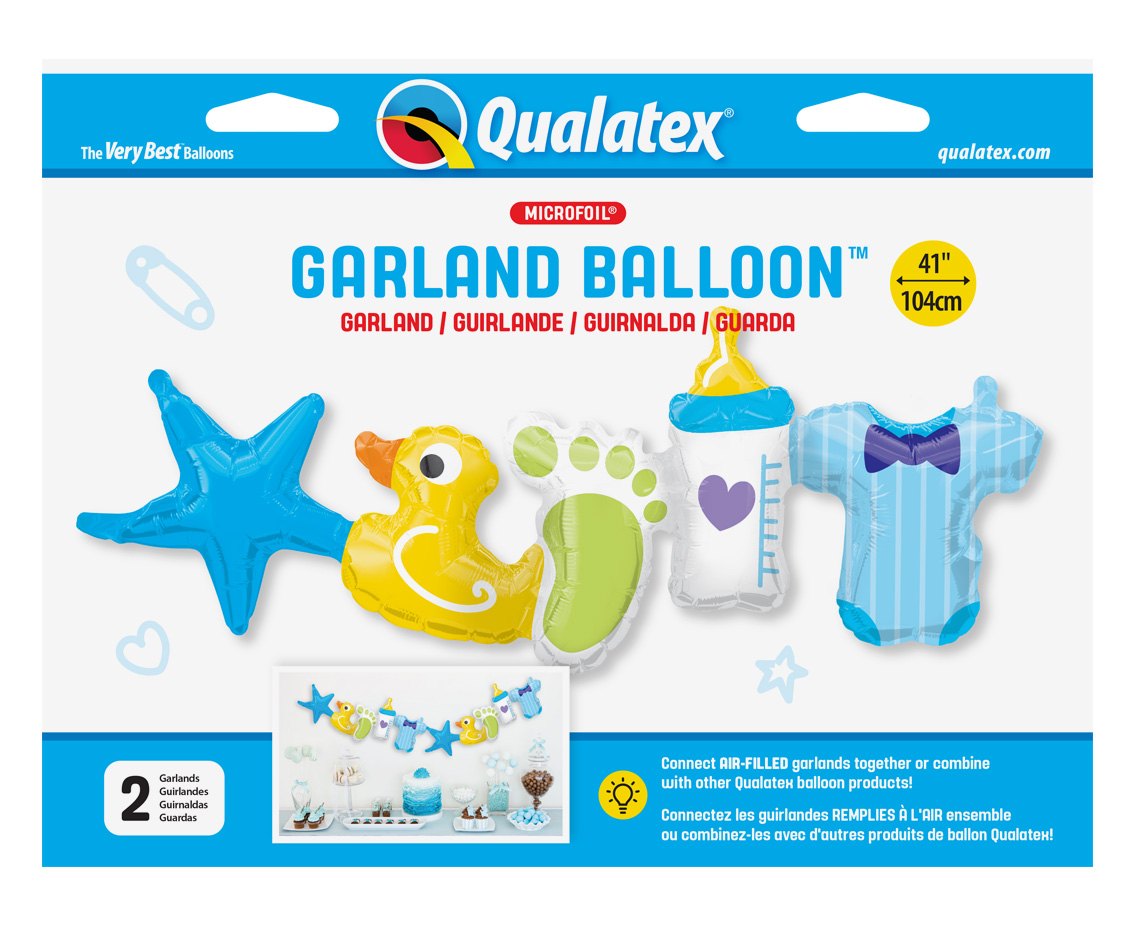 Balony foliowe Baby Boy Garland QL girlanda 41"