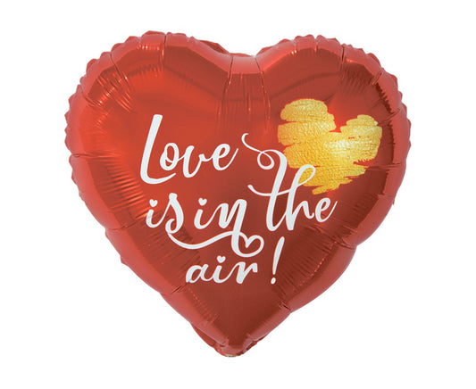 Balon foliowy Love Is In The Air, 18 cali