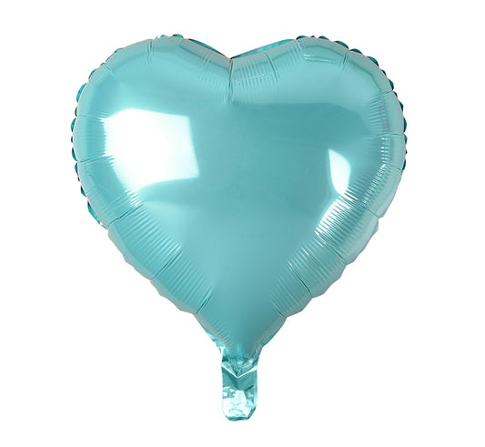 Balon foliowy SERCE, jasnoniebieskie, 18 cali