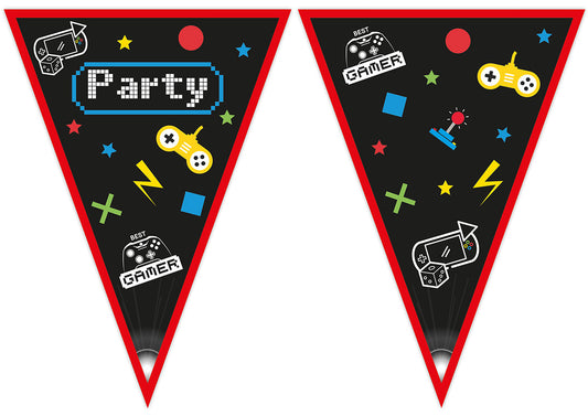 Banner Gaming Party, flagi, 230cm