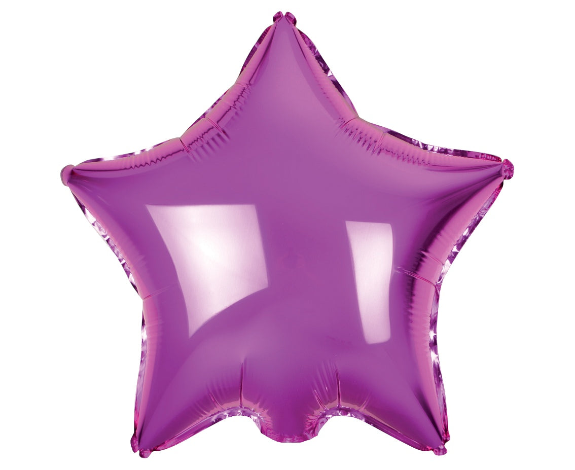 Balon foliowy GWIAZDA, różowa, 18 cali