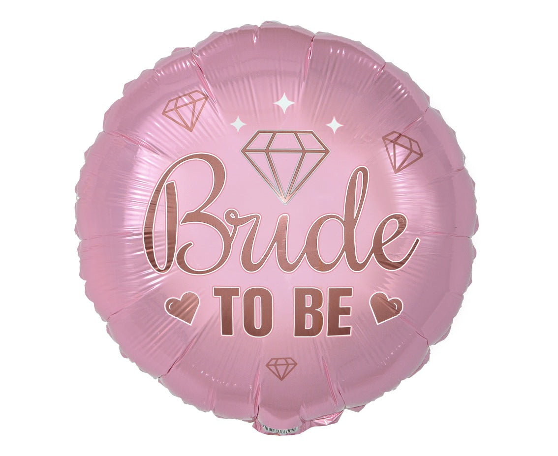 Balon foliowy Bride To Be (różowy), 18 cali