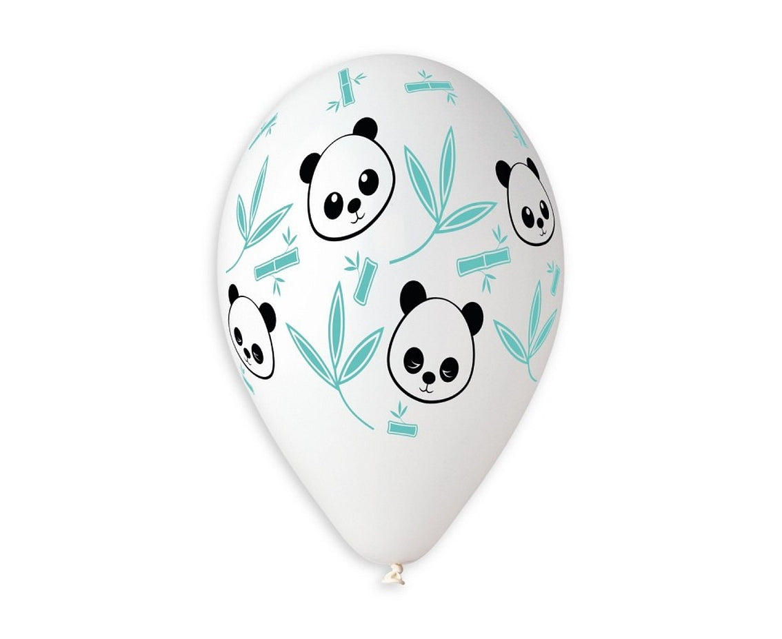 Balony Panda i bambus, 13 cali / 5 szt.