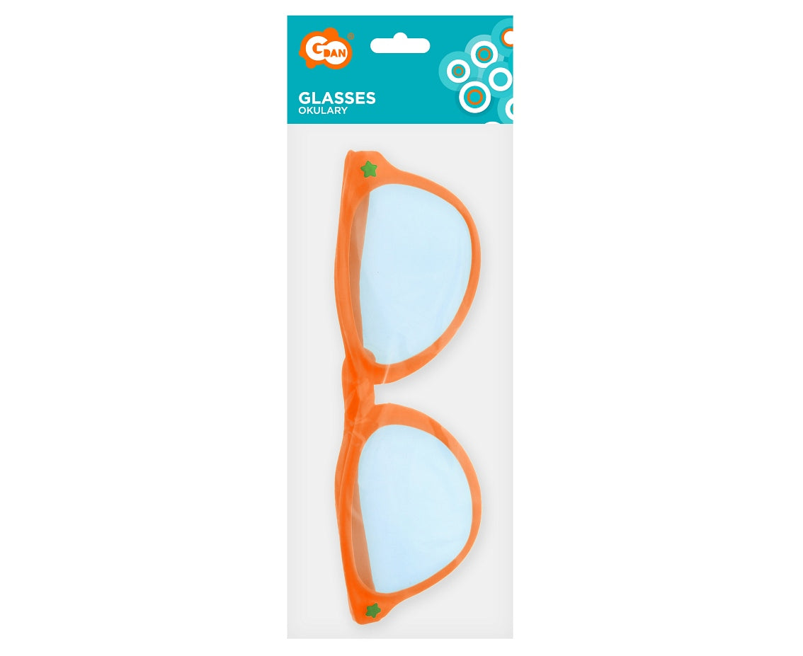 Okulary - Jumbo, pomarańczowe