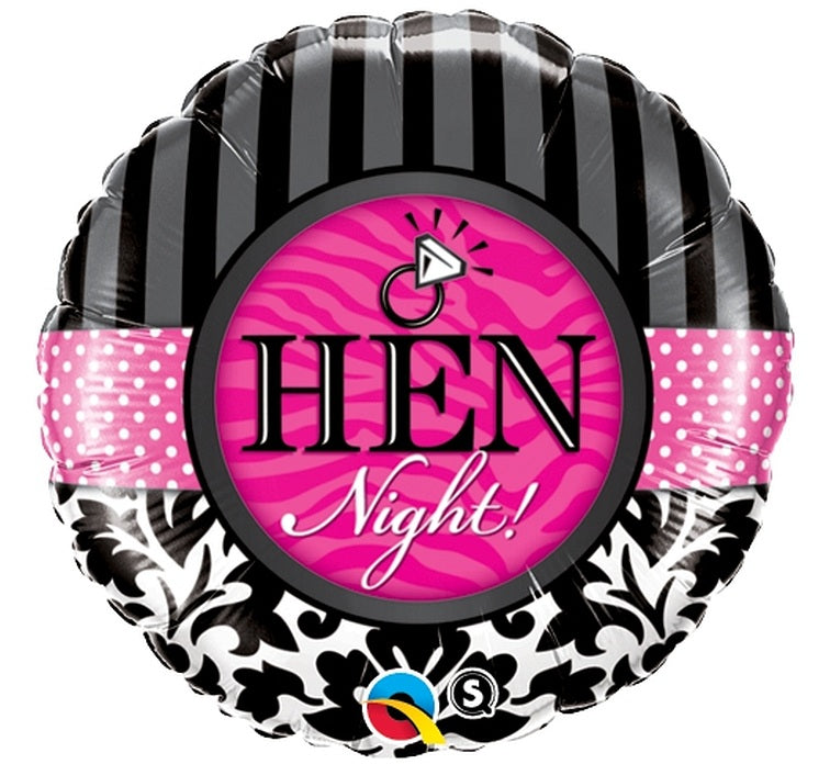 Balon foliowy 18 cali QL, Hen Night!