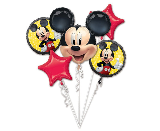 Bukiet z balonów Mickey Mouse forever, 5 szt.