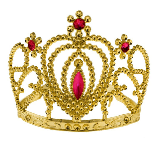 Diadem (korona królowej) z rubinami