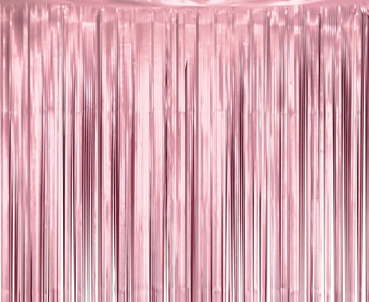 Kurtyna B&C, matowa różowa, 100x200 cm